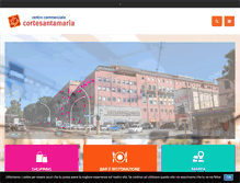 Tablet Screenshot of cortesantamaria.net